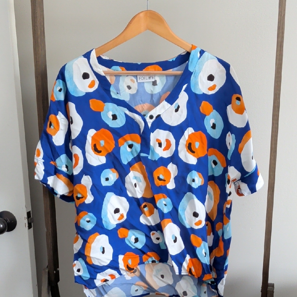Colorful Button-Up Shirt